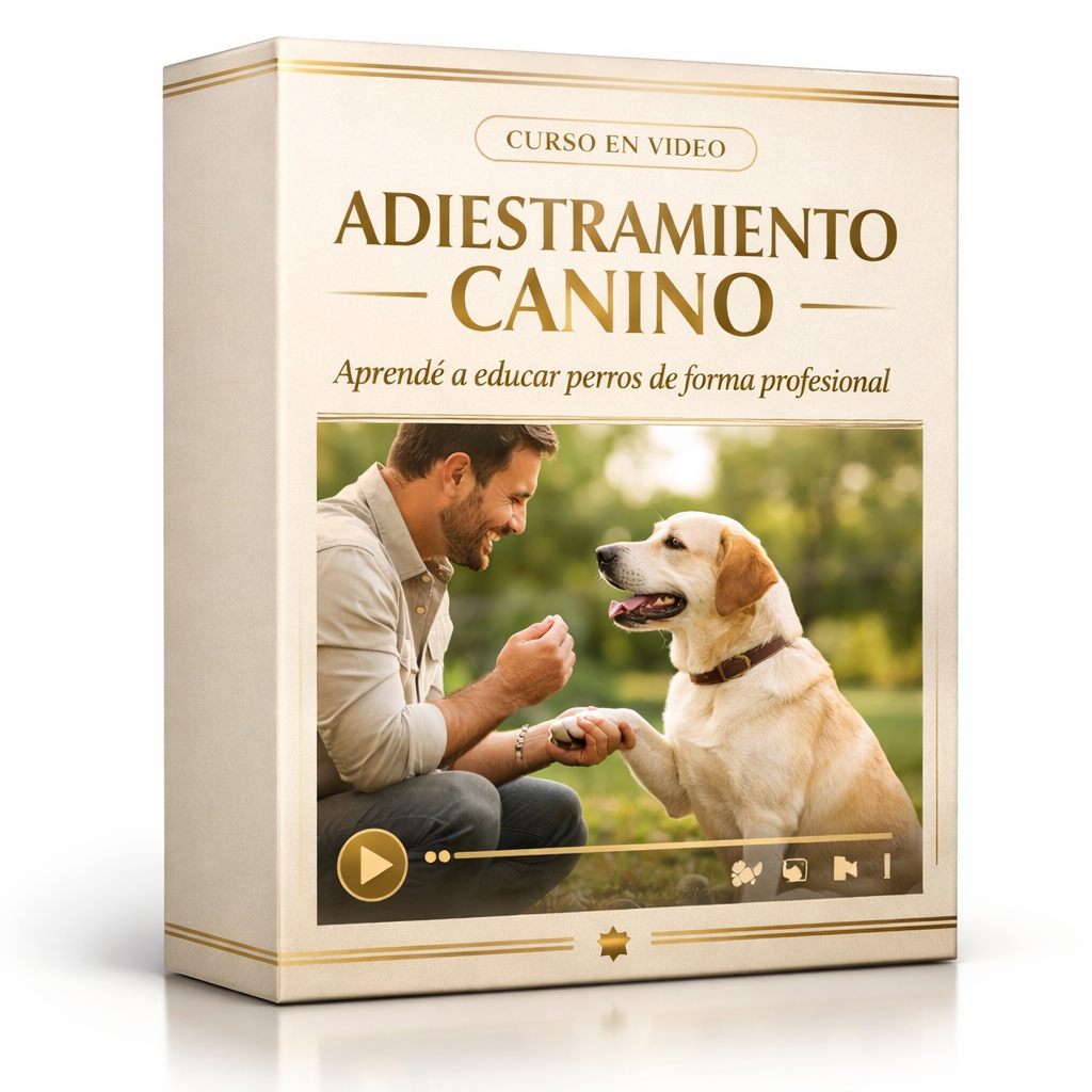 ADIESTRAMIENTO CANINO (CURSO EN VIDEO)